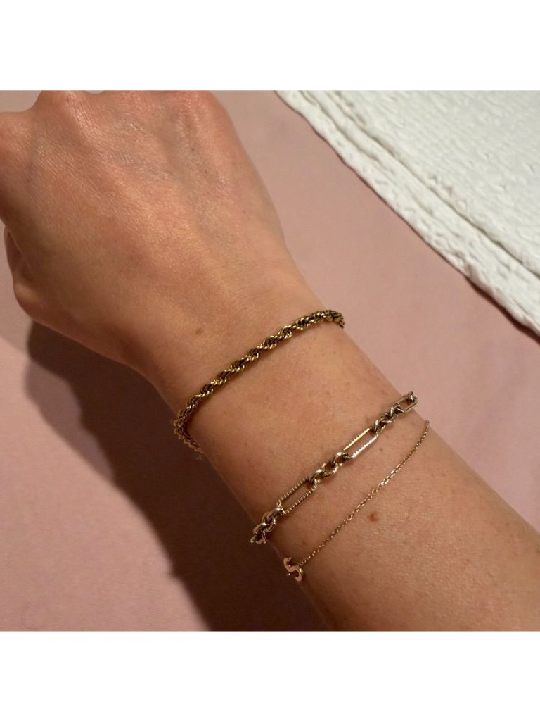 Abbott Lyon Gold Small Rope Chain Bracelet Nib — image 6 of 6